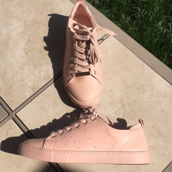 aldo pink sneakers